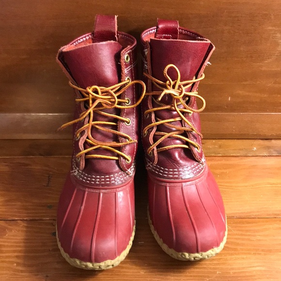 red ll bean boots